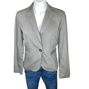 Banana Republic Ruffle Collar Blazer